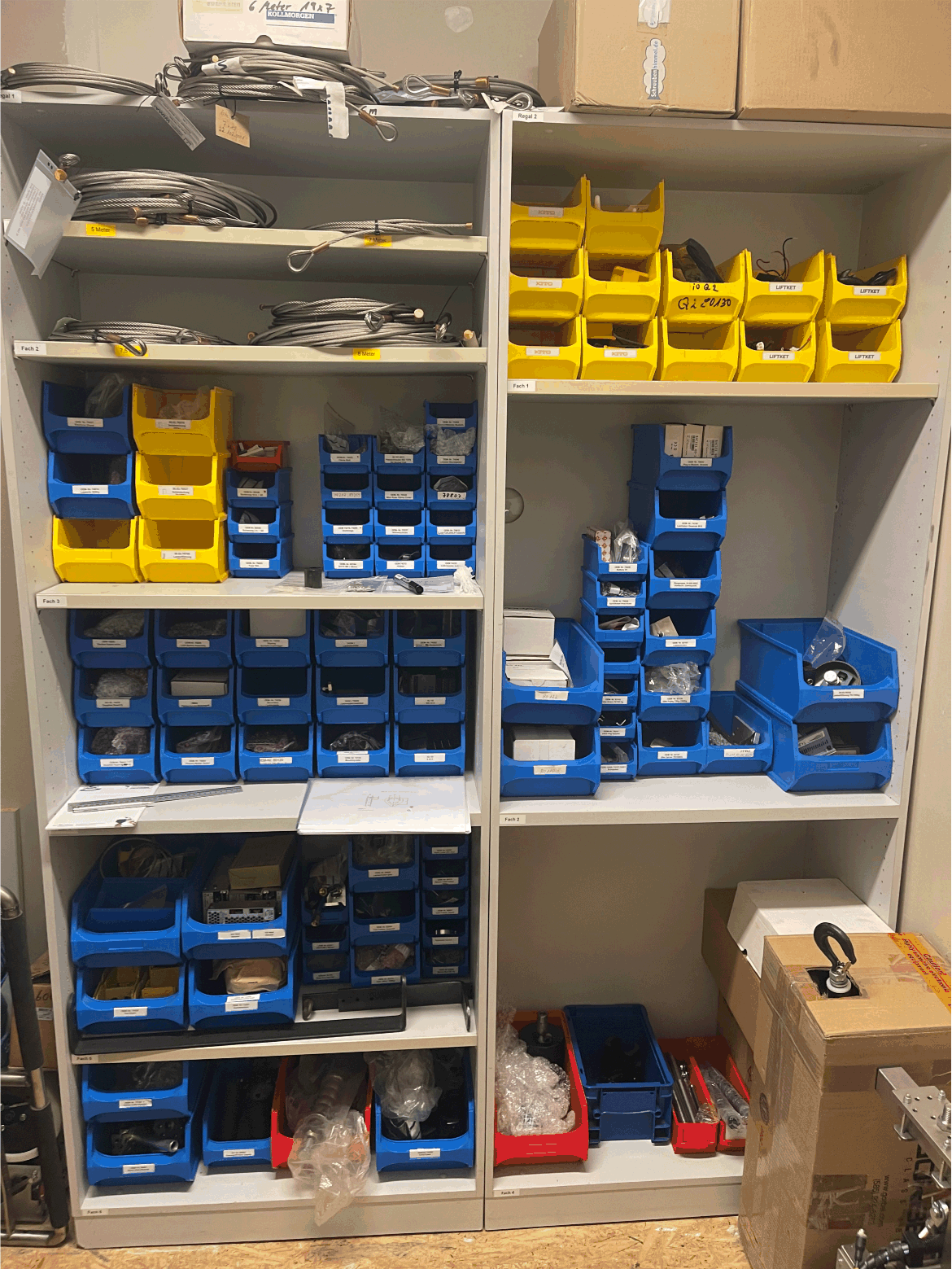 Spare parts stock for G-Force and Easy Arm